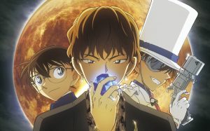 【名探偵コナン】紺青の拳の主題歌『BLUE SAPPHIRE』のジャケット写真が解禁！コナン・怪盗キッド・登坂広臣の3ショットは必見です！