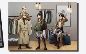 【進撃の巨人】×SuperGroupiesコラボ！エレン・リヴァイ・エルヴィンをイメージしたアウターやネックレスが登場！5月6日までの受注生産