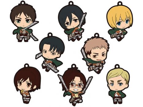 【進撃の巨人】ラバーストラップコレクション登場！きゃらON!にて予約受付中