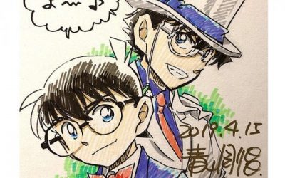 【名探偵コナン】USJで開催中の「名探偵コナン・ワールド」に青山先生が！？サプライズ描き下ろしイラストが公開！アトラクションは6月23日まで開催