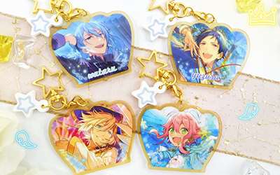 あんスタのスターキーホルダー登場！fineやUNDEADなど予約はお早めに