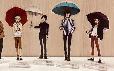 文ストのオンリーショップがアニメイト池袋で開催！傘を持ったキャラ達が登場