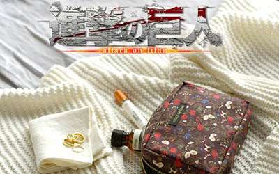 進撃の巨人のボタニカル柄グッズが登場！散りばめられたモチーフがかわいい