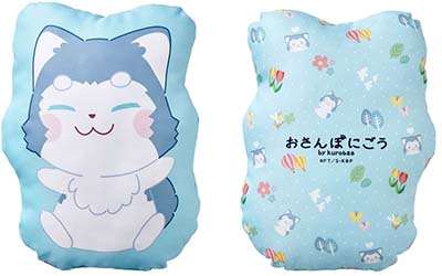 【黒子のバスケ】「おさんぽにごう」にクッション・フラットポーチ・ガーゼハンカチが登場！淡い色使いがかわいい